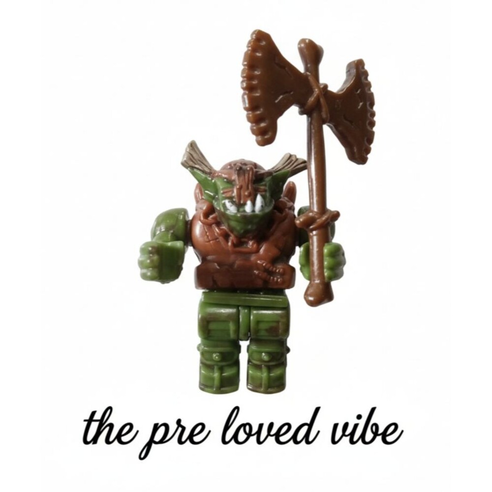 Mega Bloks Dragons Krystal Wars Green Orc Knight Figure